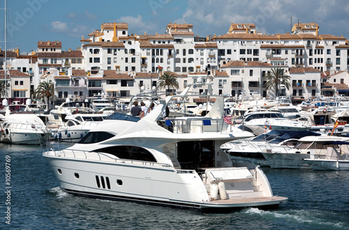 Big Yachts in Puerto Banus Harbour