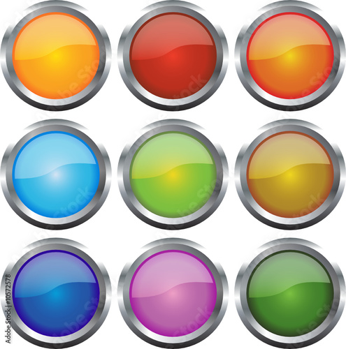 Free Download Metalic Web Buttons - GFXLoad