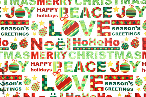 Fototapeta Naklejka Na Ścianę i Meble -  Colorful Christmas Wrapping Paper