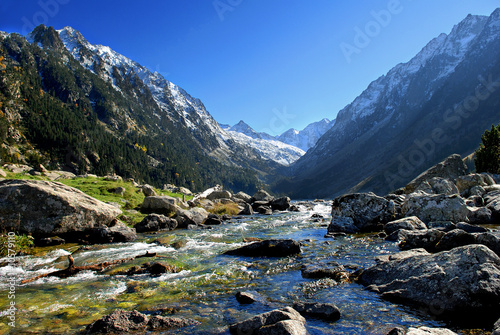 landscape pyrenees french photo