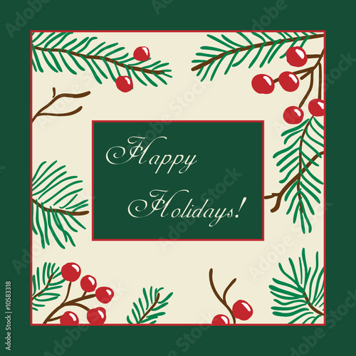 Vector Christmas Card Design