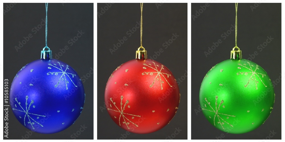 trio de boules de noel trio de boules de noel