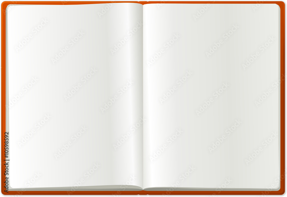 Livre Ouvert Stock Vector Adobe Stock