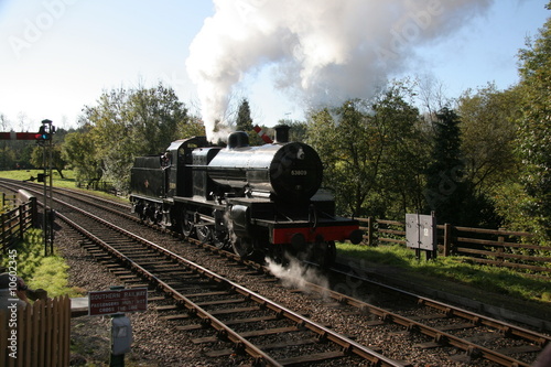 Ex-S&D 7F 53809 at Kingscote, Bluebell Railway
