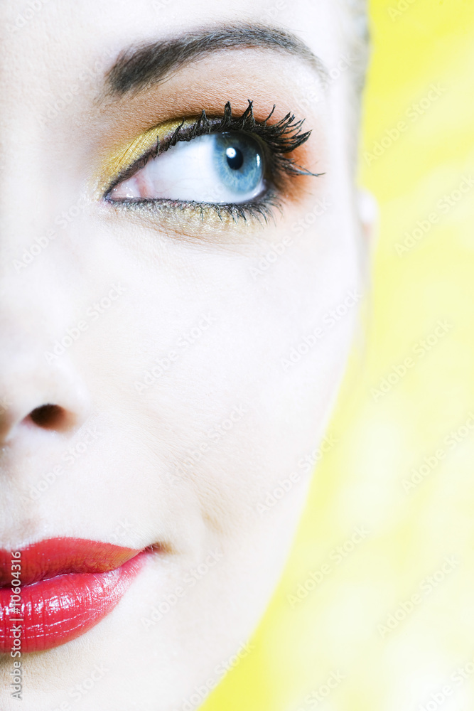 Fototapeta premium colorful beauty woman portrait