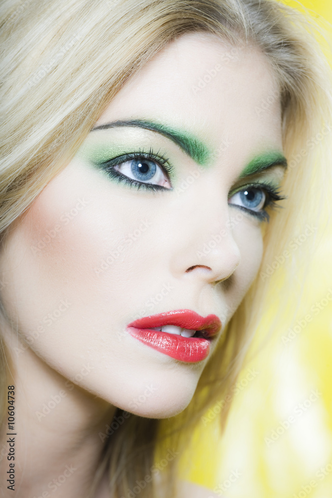 Fototapeta premium colorful beauty woman portrait