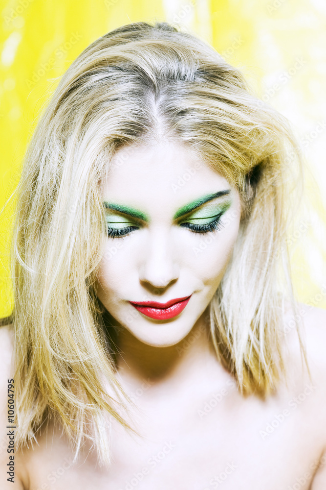 Fototapeta premium colorful beauty woman portrait