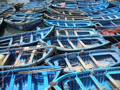 Port de pêche d'Essaouira au Maroc