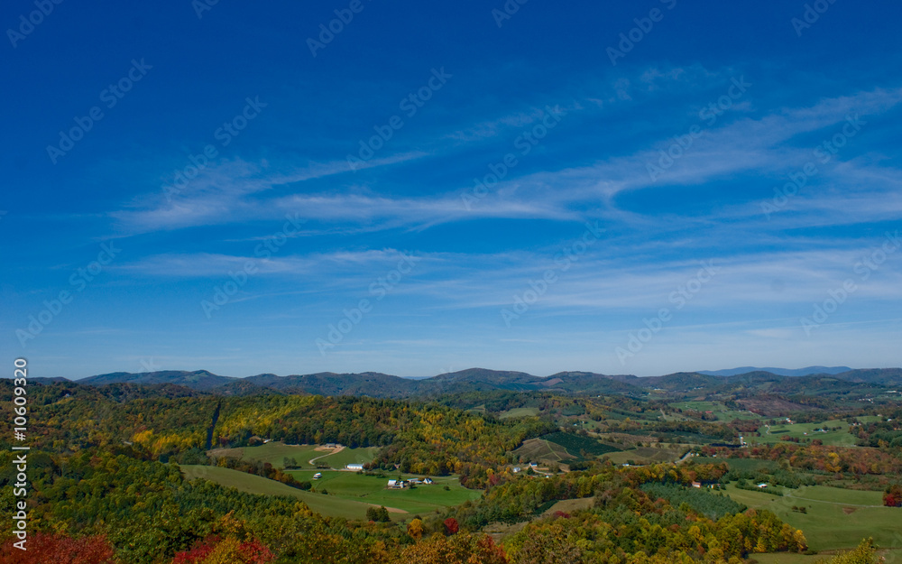 Naklejka premium mountaintop view