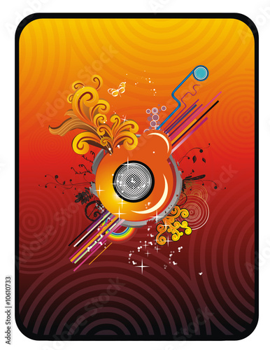 composicion abstracta en vector