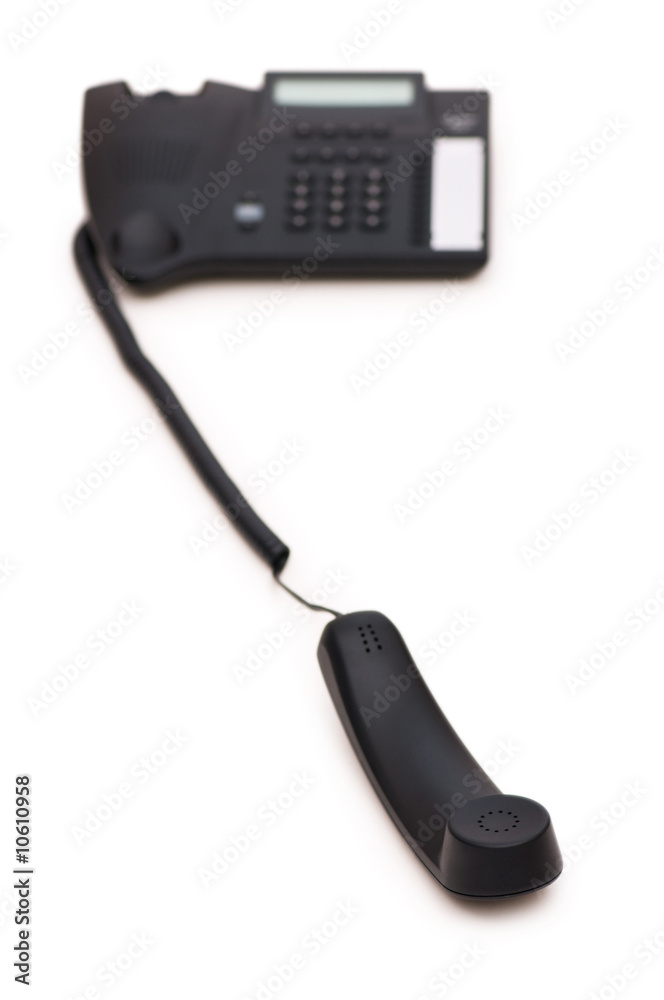 Office phone isolated on the white background Office phone isolated on the white background