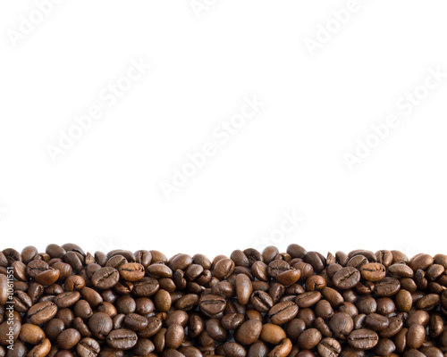coffee beans border 2