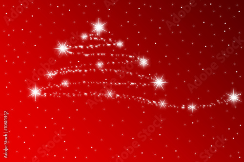 stelle natale rosso photo