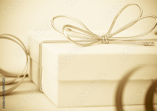 Festive background with gift