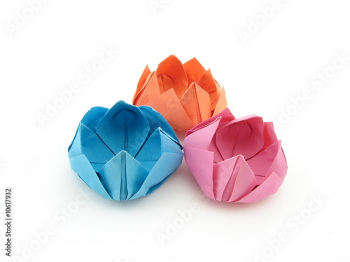 Origami flowers