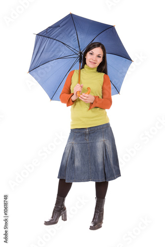 woman with umbrella © Adam Borkowski