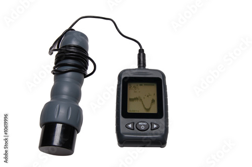 fish finder isolated on a white