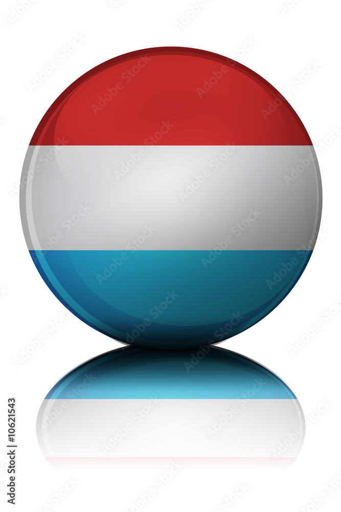 FlaggenKugel Luxemburg 1.1 FlaggenKugel Luxemburg 1.1
