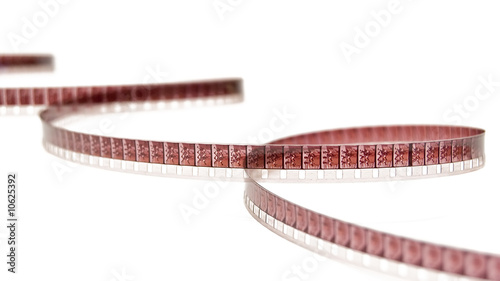 film reel isolated on white