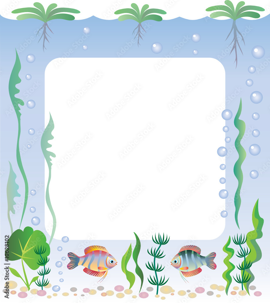 Underwater frame Underwater frame