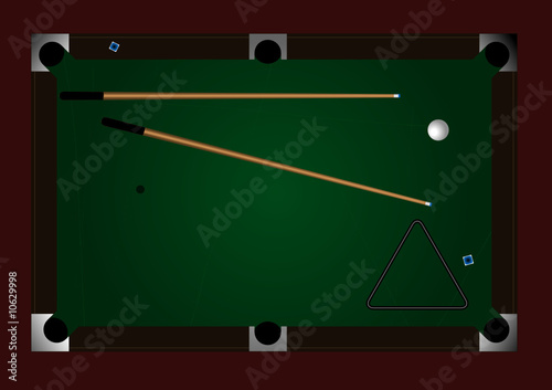 Pool table - Vector
