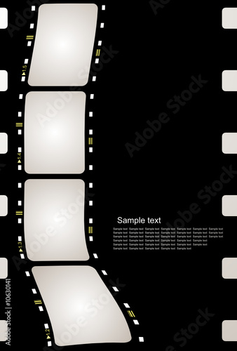 Film frame with space for your text or image - Vector