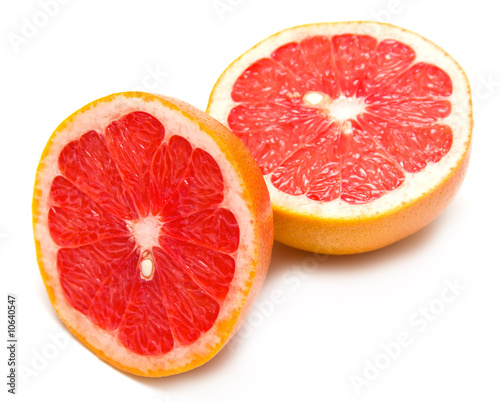 Fresh red grapefruit