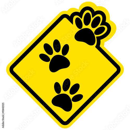 Dog trail sign photo