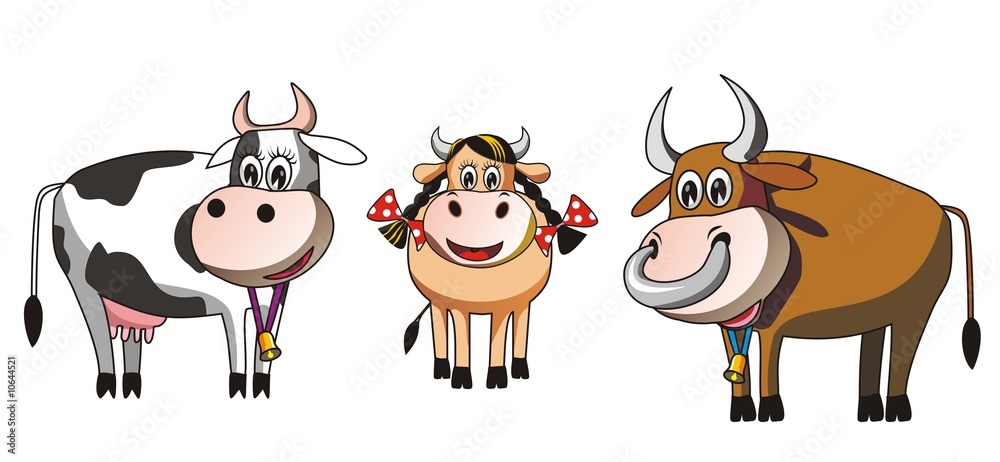 Cow and Bull family