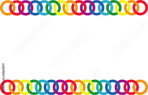 multicoloured chain
