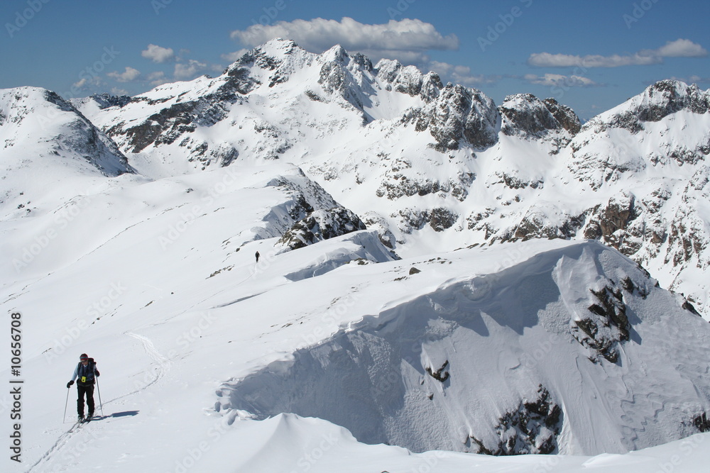 Ski dans le Mercantour