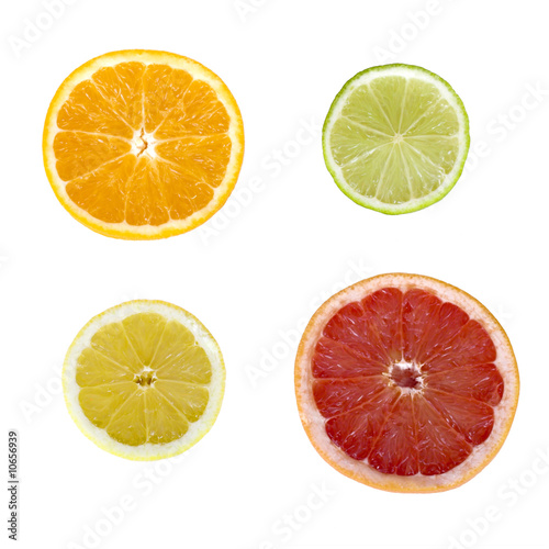 Citrus fruit slices
