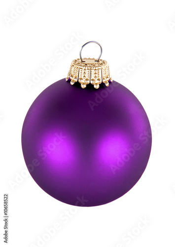 purple Christmas decorations