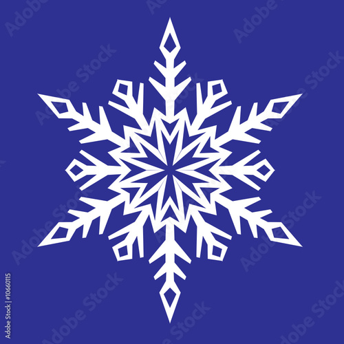 Snowflake. Vector.