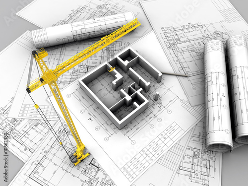 3D plan drawing