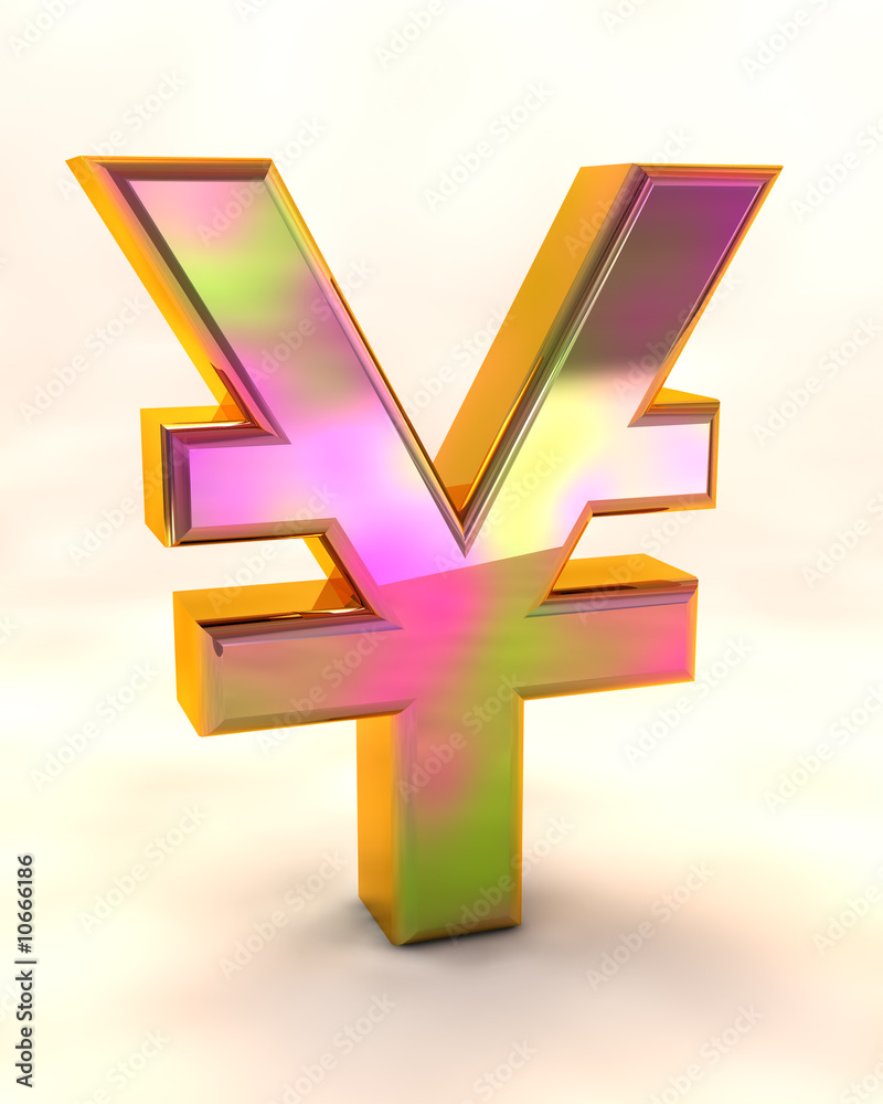 Obraz premium Yen sign