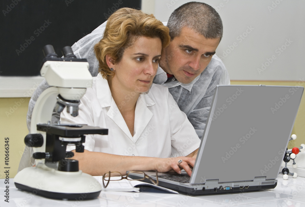 Obraz premium Researchers