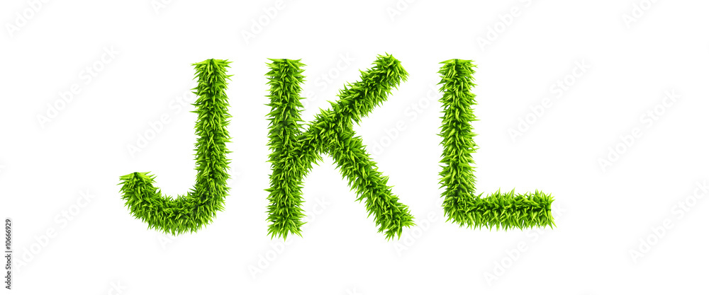 symbolic grassy alphabet symbolic grassy alphabet