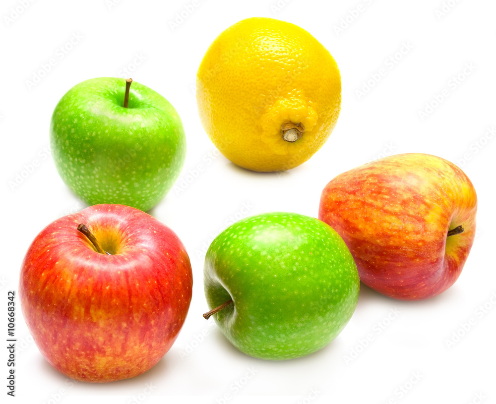 apples and lemon apples and lemon