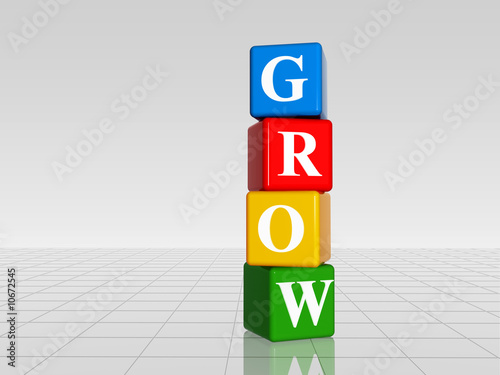 colour grow with reflection
