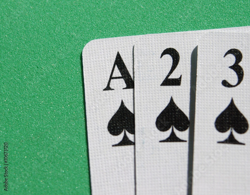 Spades in a row