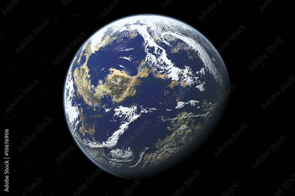 Some planet in deep space. Some planet in deep space.