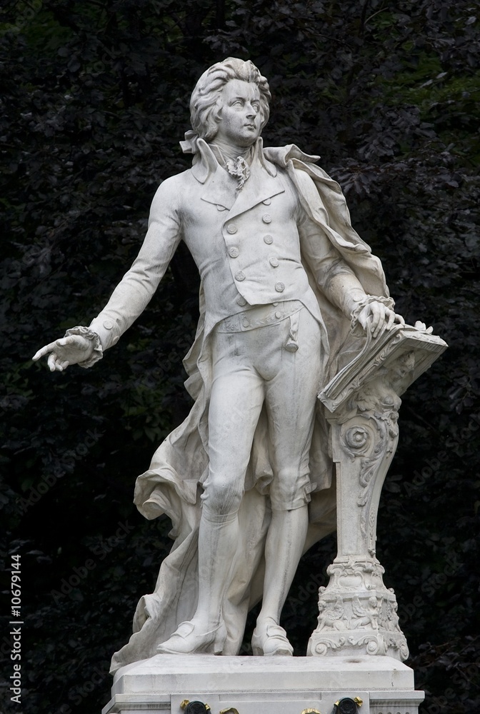 Obraz premium Mozartfigur in Wien