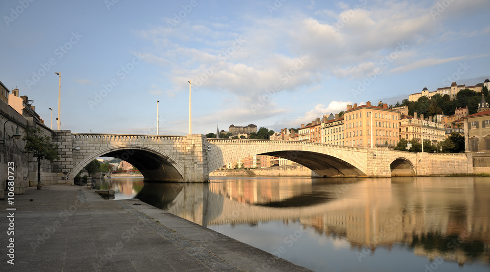 Obraz premium les quais de sâone à lyon