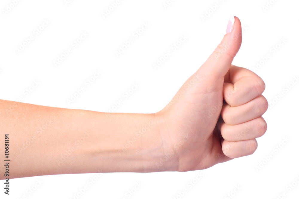 Hand OK sign Hand OK sign