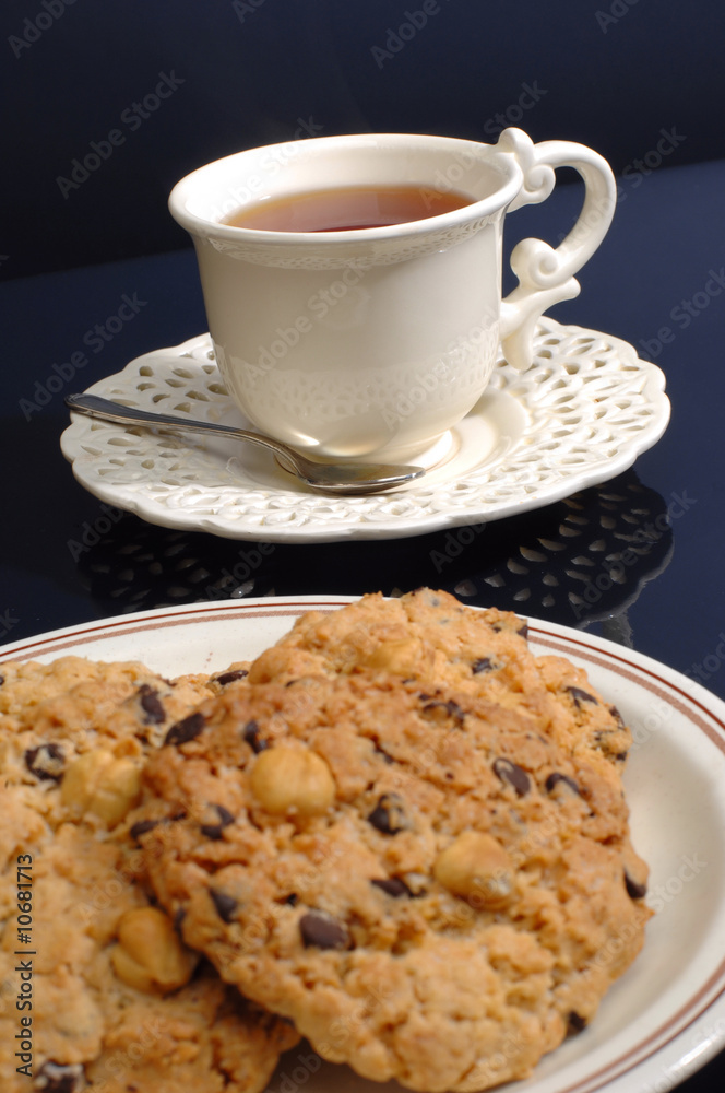 cookie with tea cookie with tea