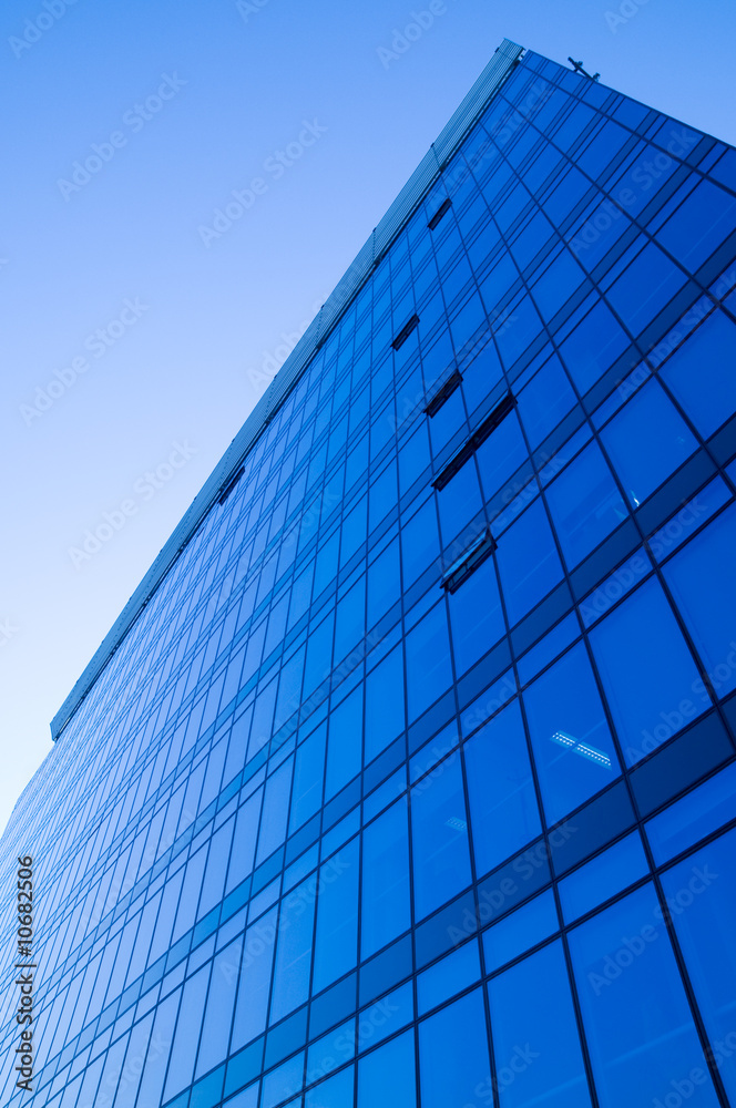 Blue business office