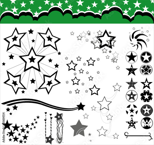 various design stars