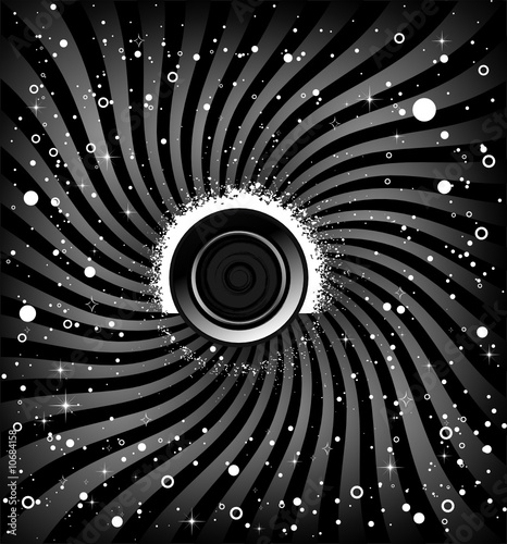 futuristic universe vector illustration