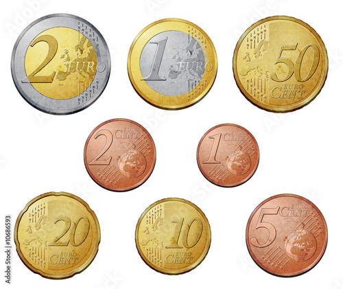 Lot complet de pièces euro photo